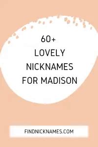 70+ Lovely Nicknames for Madison — Find Nicknames